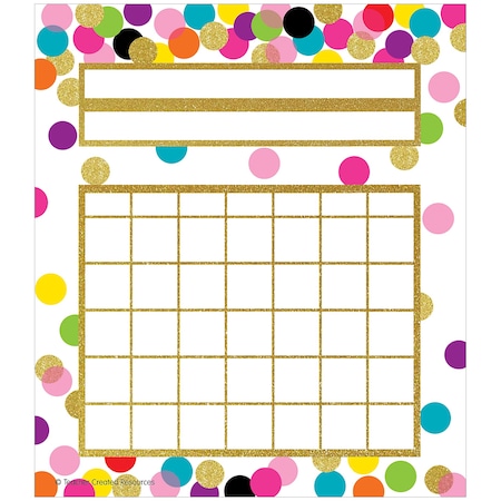 Teacher Created Resources Confetti Incentive Charts, PK36 TCR5887